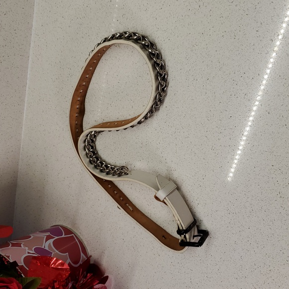 BARBARA BUI White Belt/W Silver Chain